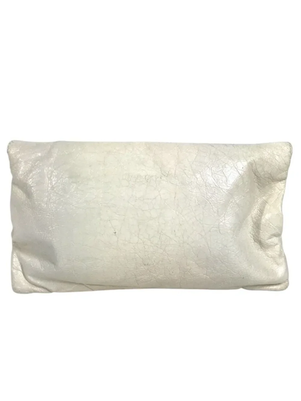 Balenciaga Clutch Giant Envelope Leather White